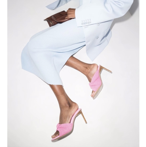 ‼️SOLD on VC‼️JACQUEMUS "LES MULES BAGNU" TERRY CLOTH SANDALS - Picture 14 of 17